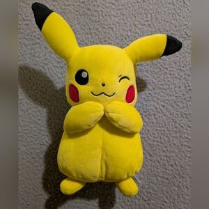 WICKED COOL TOYS Jazwares Pok Pikachu Winking 9” Plush Toy Stuffed Animal